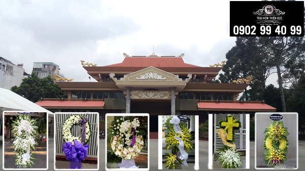 Hướng dẫn cách đặt vòng hoa đúng chuẩn tại tang lễ chia buồn ở nhà tang lễ