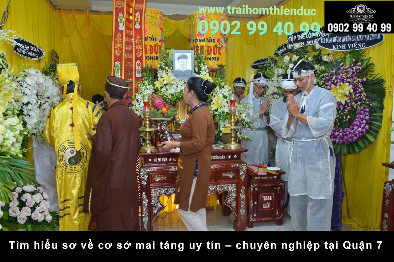 Cơ sở mai táng uy tín – Chuyên nghiệp tại quận 7