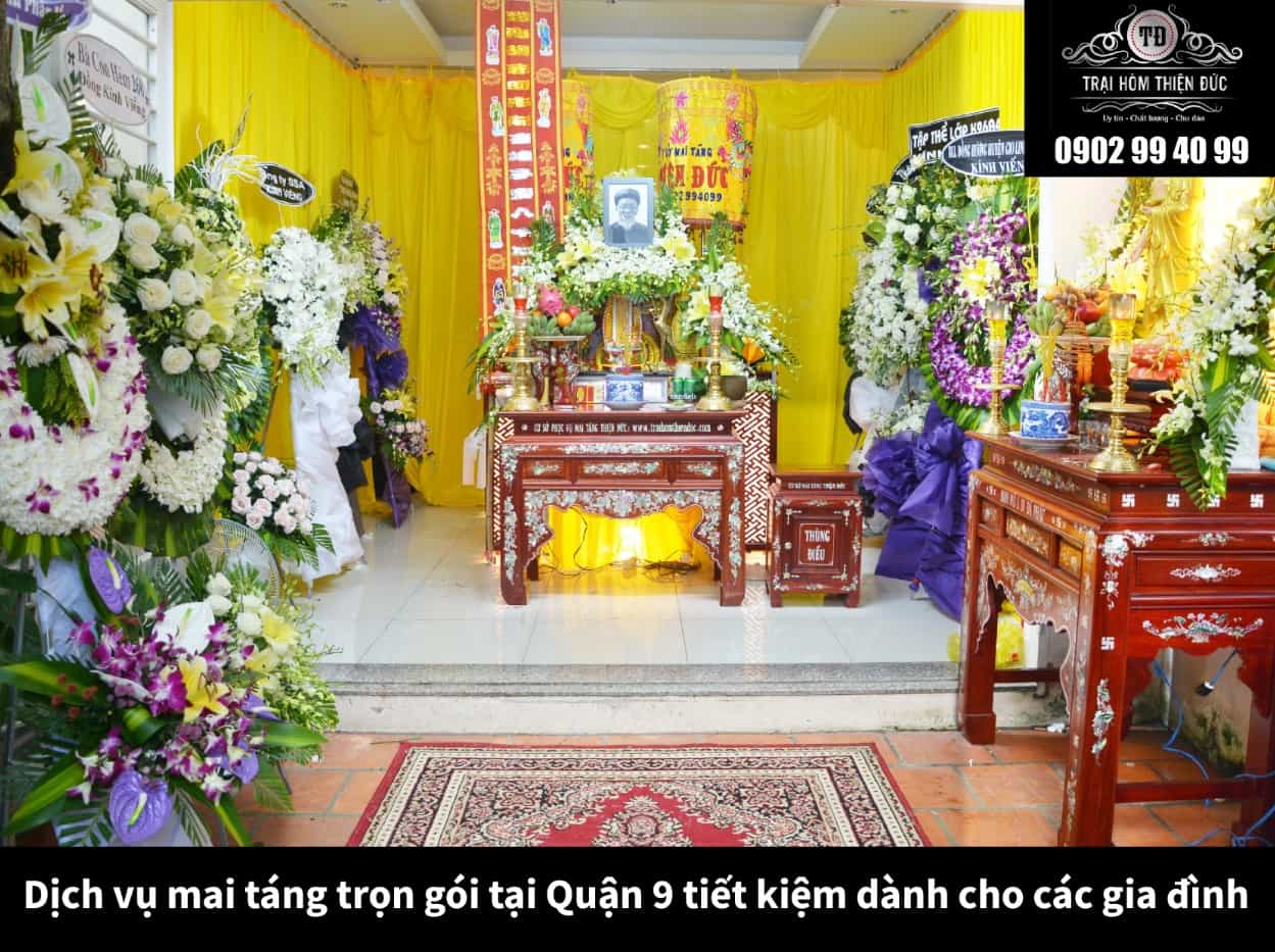 Dịch vụ mai táng trọn gói tại Quận 9 tiết kiệm dành cho các gia đình – Trại hòm Thiện Đức