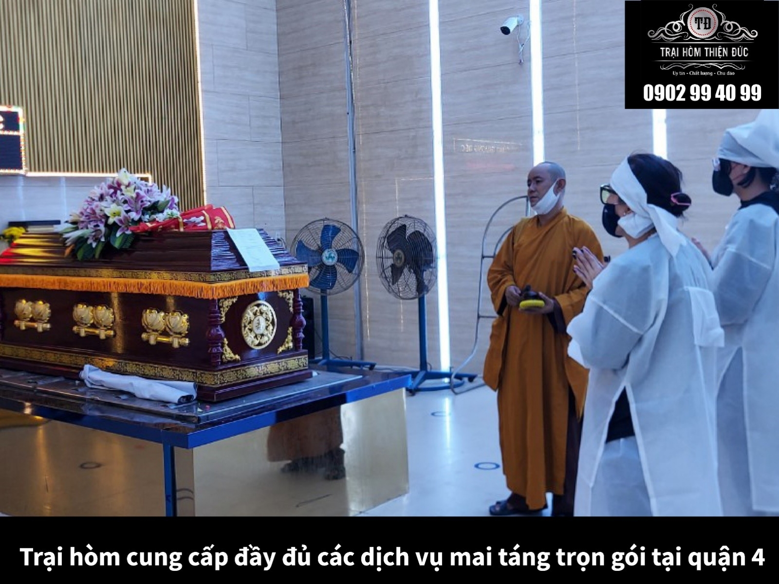 Giới thiệu dịch vụ tang lễ trọn gói Quận 4 – Trại hòm Thiện Đức