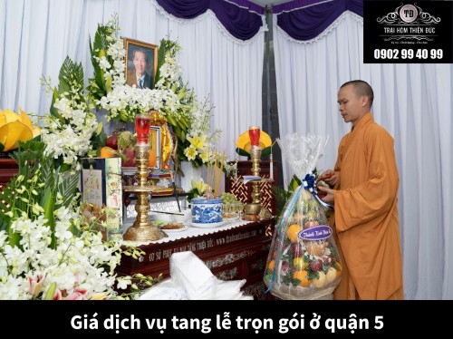 Giá dịch vụ tang lễ trọn gói ở quận 5 - Trại hòm Thiện Đức