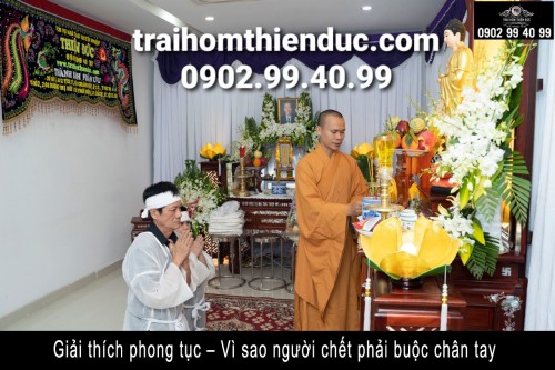 Giải thích phong tục – Vì sao người chết phải buộc chân tay