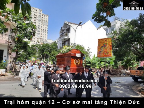 Trại hòm quận 12 – Cơ sở mai táng Thiện Đức
